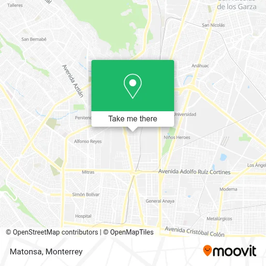 Matonsa map