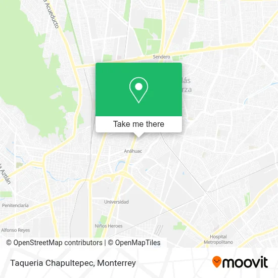 Taqueria Chapultepec map