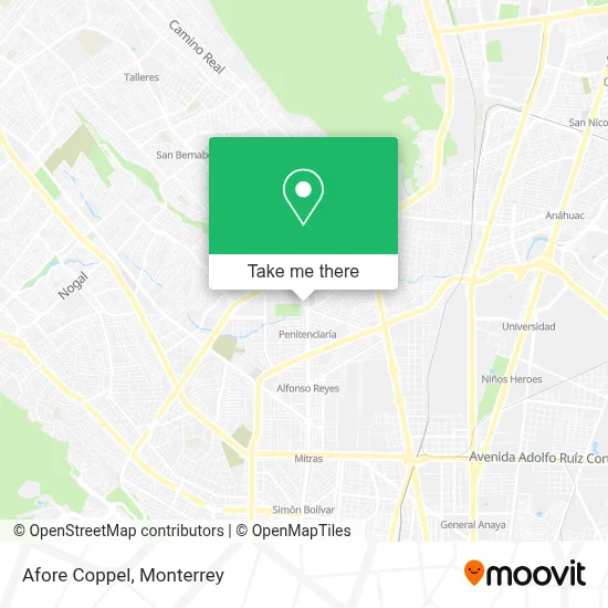 Afore Coppel map