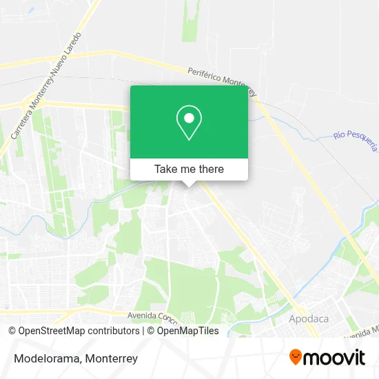 Modelorama map