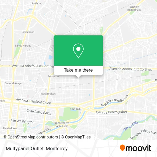 Multypanel Outlet map