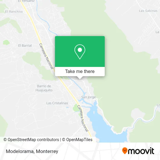 Modelorama map