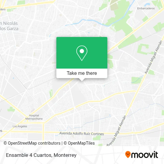 Ensamble 4 Cuartos map