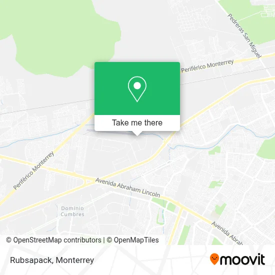 Rubsapack map