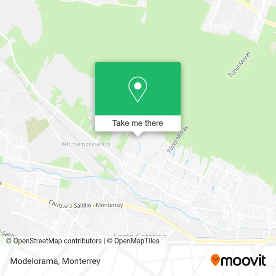 Modelorama map