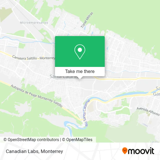 Canadian Labs map