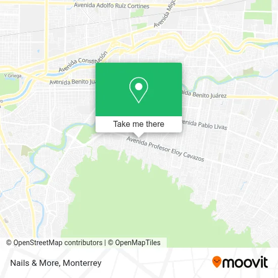 Nails & More map