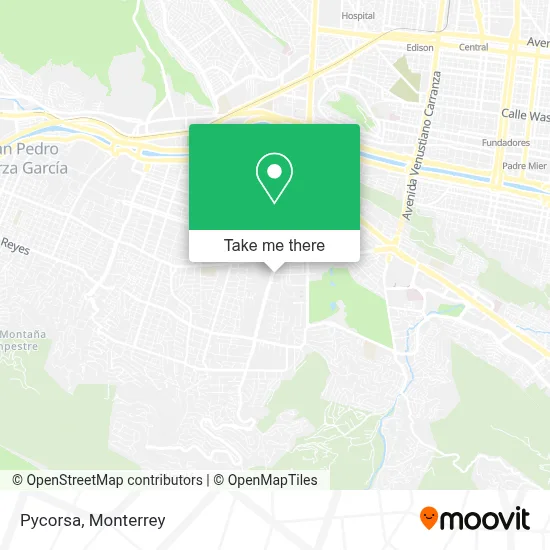 Pycorsa map