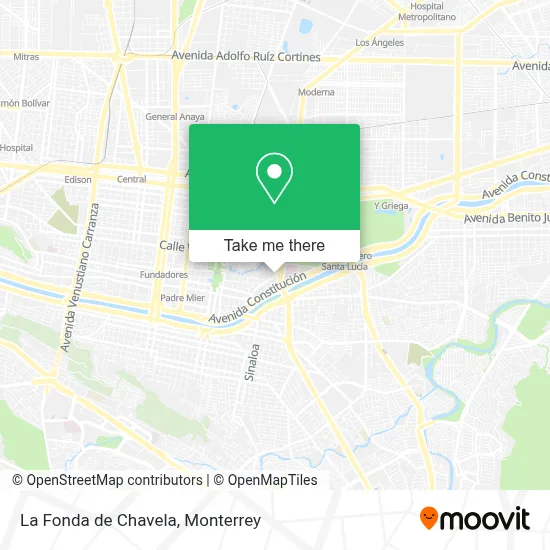 La Fonda de Chavela map