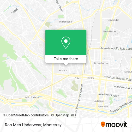 Roo Men Underwear map