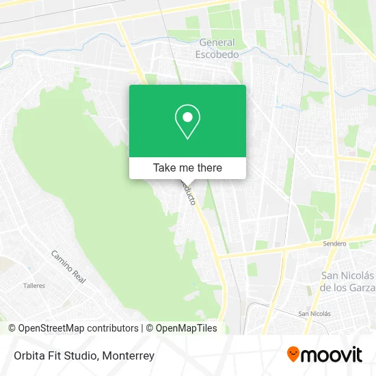 Orbita Fit Studio map