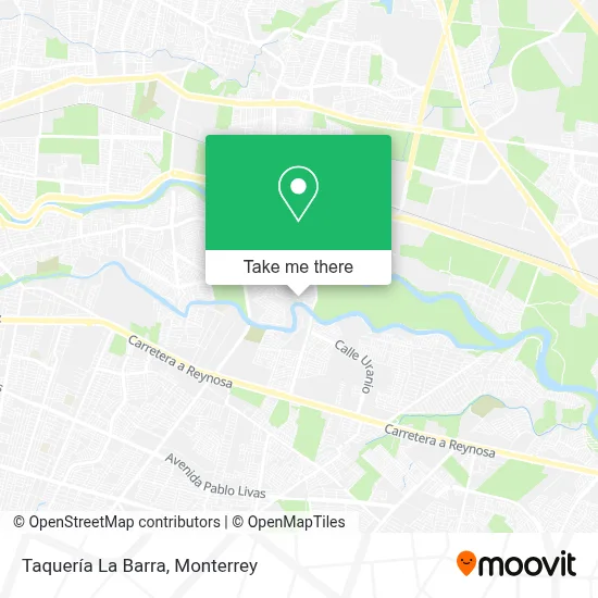 Taquería La Barra map