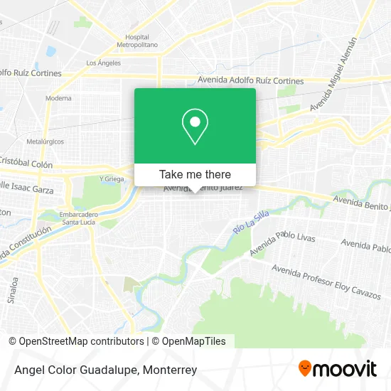 Angel Color Guadalupe map