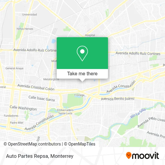 Auto Partes Repsa map