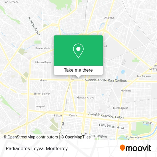Radiadores Leyva map