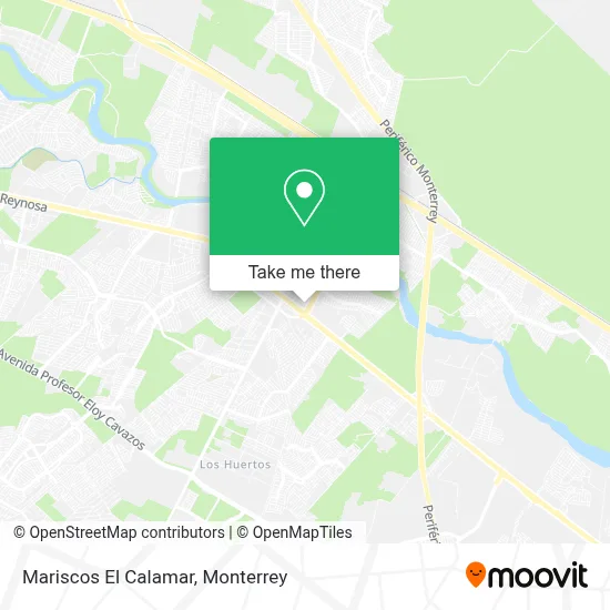 Mariscos El Calamar map