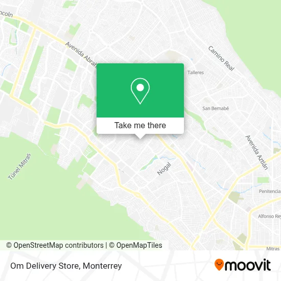 Om Delivery Store map