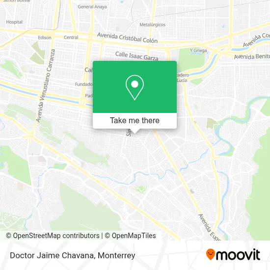 Doctor Jaime Chavana map