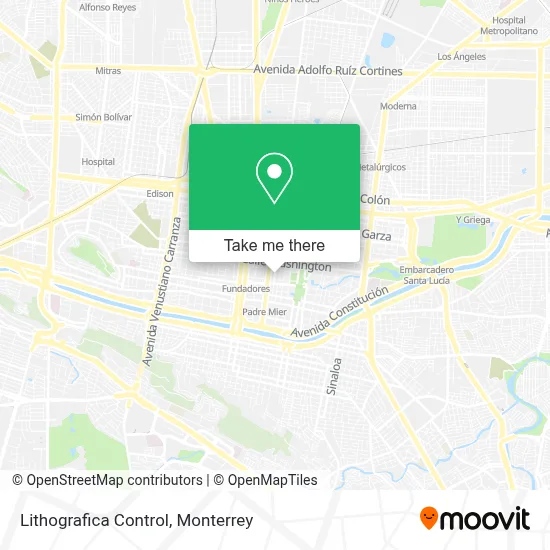 Lithografica Control map