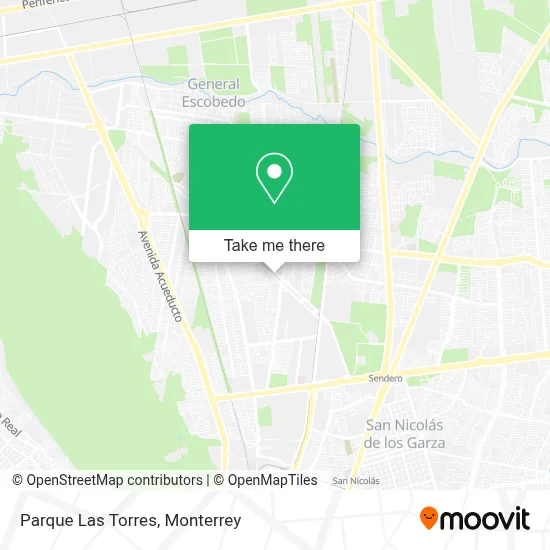 Parque Las Torres map