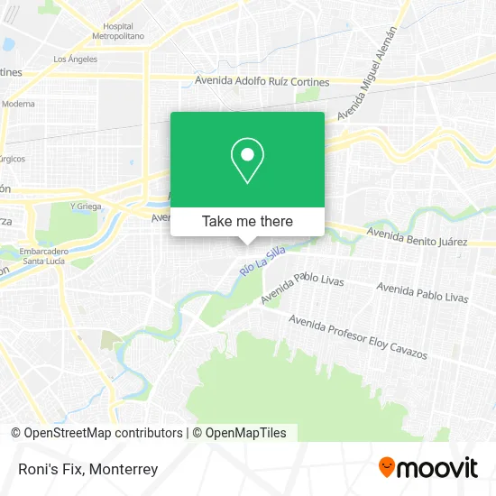 Roni's Fix map