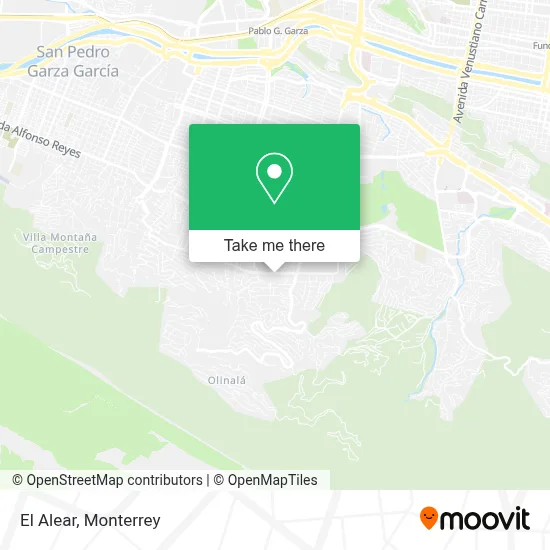 El Alear map