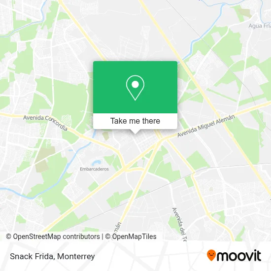 Snack Frida map