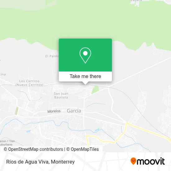 Ríos de Agua Viva map