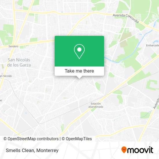 Smells Clean map