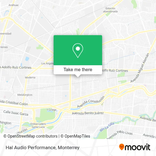 Hal Audio Performance map