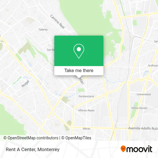 Rent A Center map