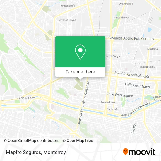 Mapfre Seguros map