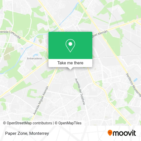 Paper Zone map