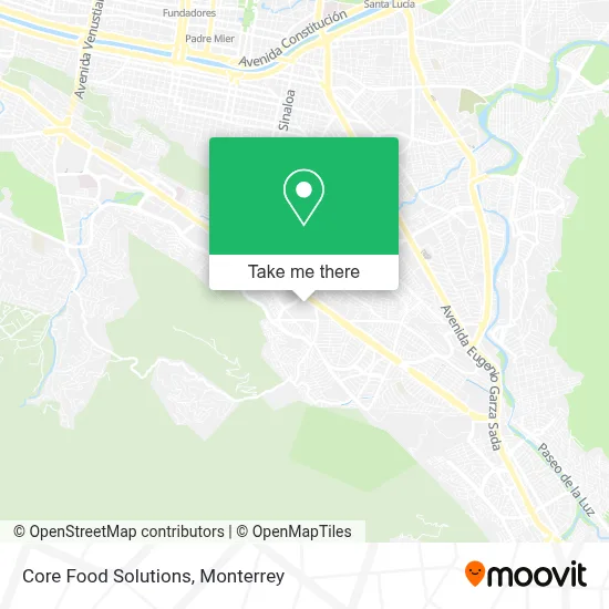 Core Food Solutions map
