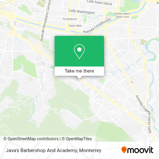 Java's Barbershop And Academy map