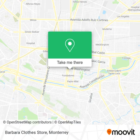 Barbara Clothes Store map