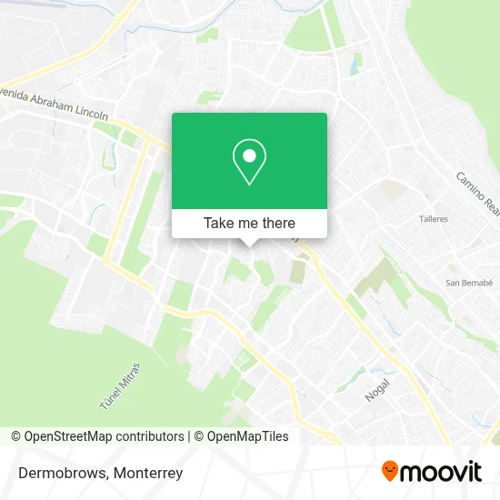 Dermobrows map
