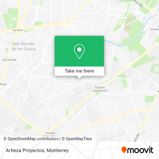 Artleza Proyectos map
