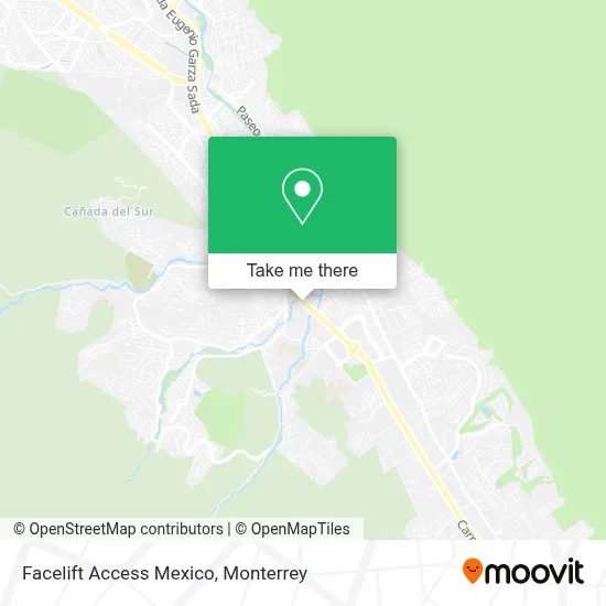Facelift Access Mexico map