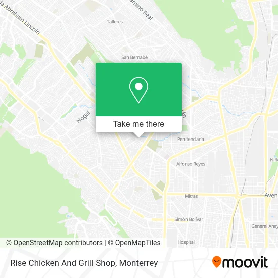 Rise Chicken And Grill Shop map