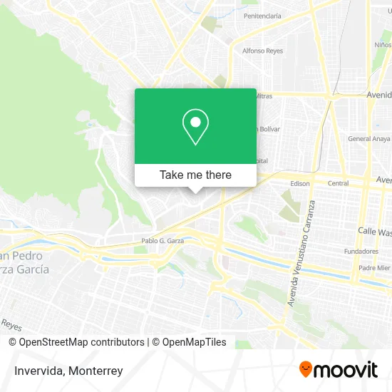 Invervida map