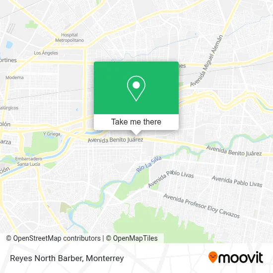 Reyes North Barber map