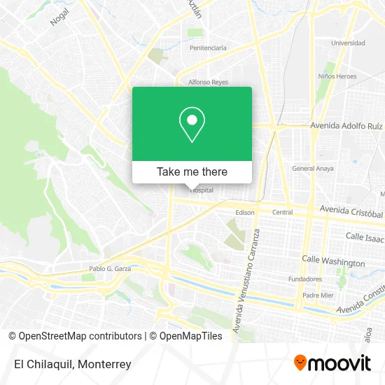 El Chilaquil map