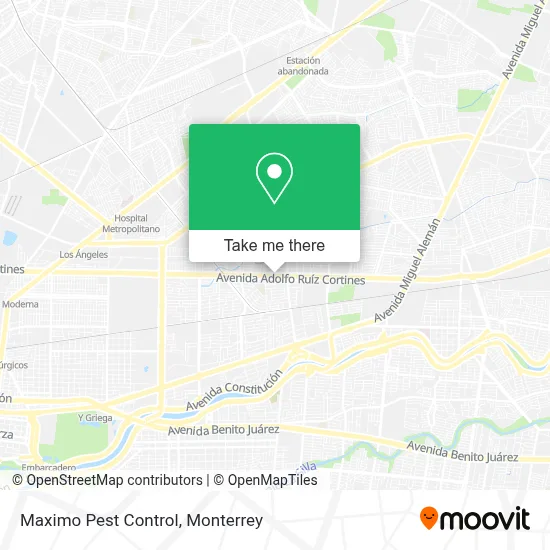 Maximo Pest Control map
