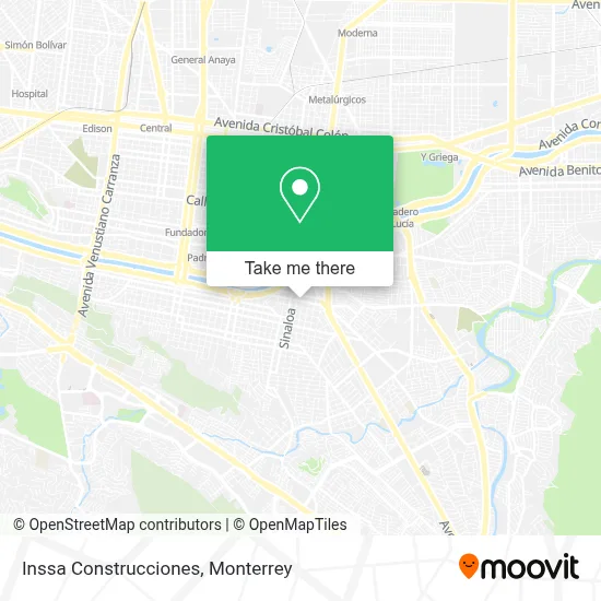 Inssa Construcciones map