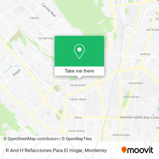 R And H Refacciones Para El Hogar map
