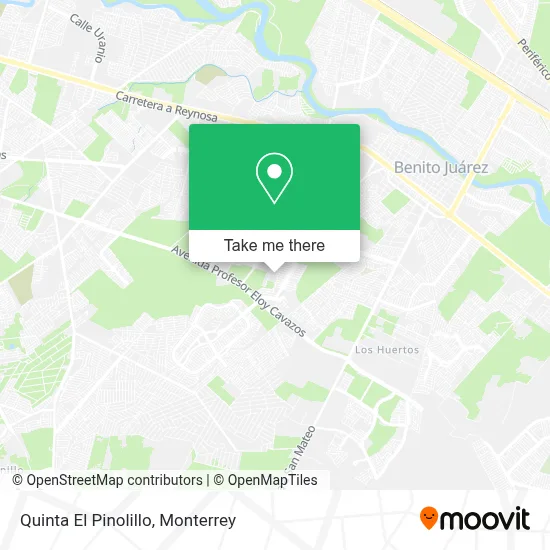 Quinta El Pinolillo map