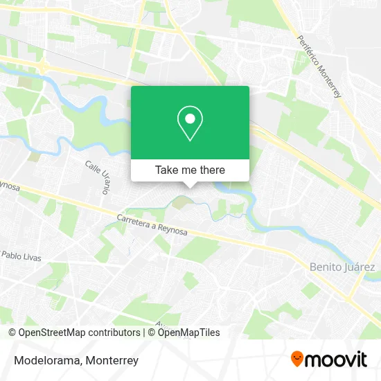 Modelorama map