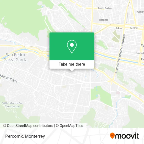 Percomx map