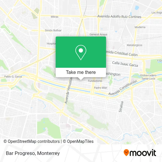 Bar Progreso map